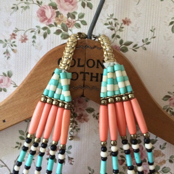 Aldo Egyptian Beaded Collar Necklace - Picture 4 of 7